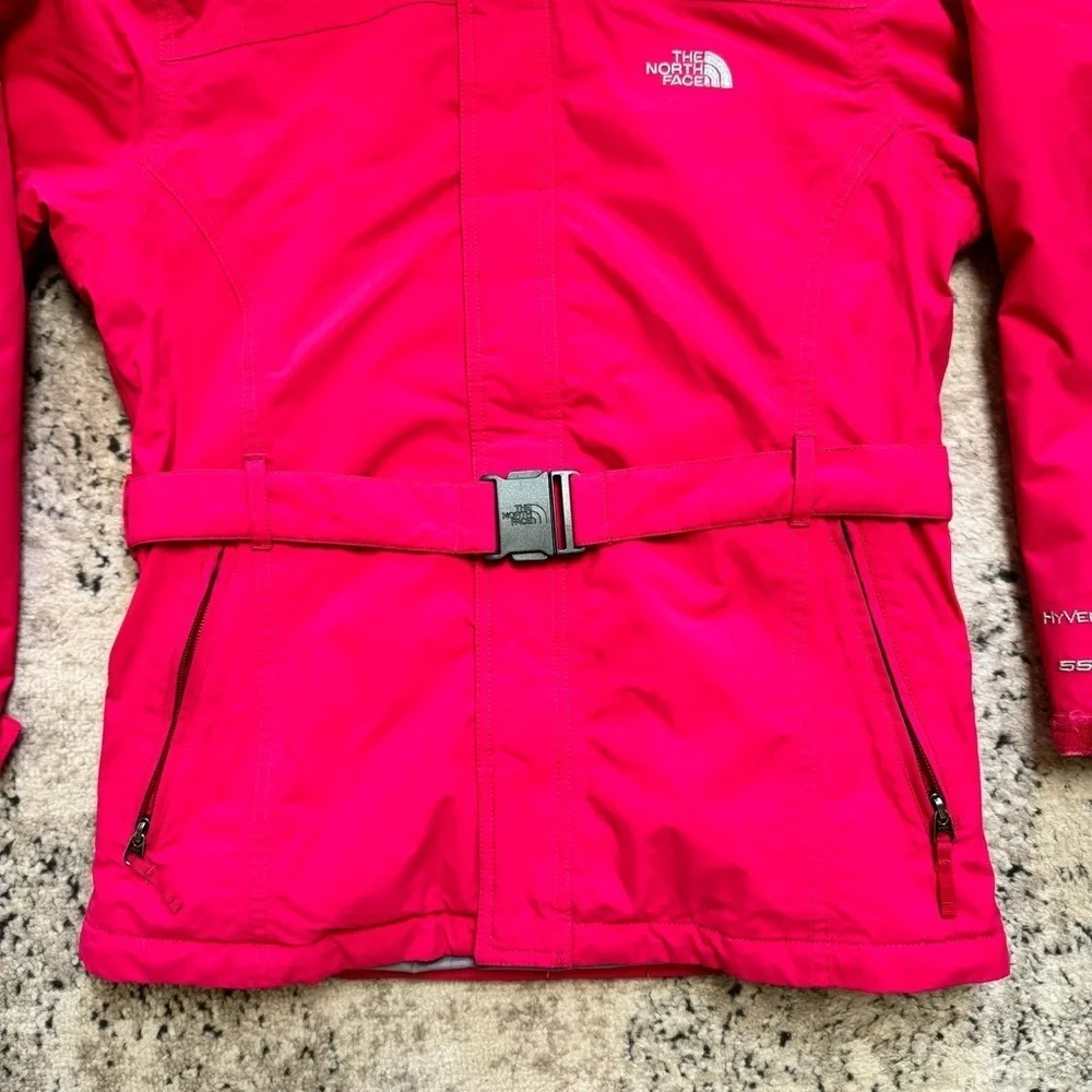 The North Face Greenland Jacket Belted Ski Parka Hyvent 550 Down Pink  L 14/16